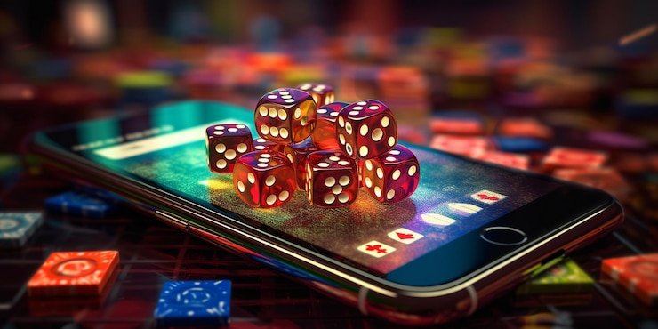 Layar ponsel menampilkan menu hiburan jelas