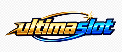 Logo ultimaslot berwarna neon